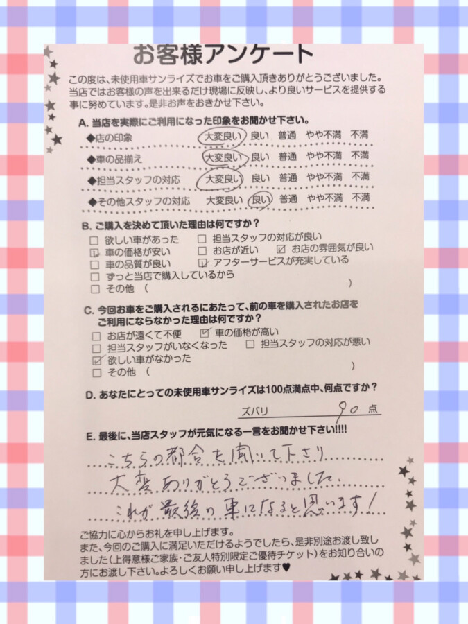 十和田店アンケート