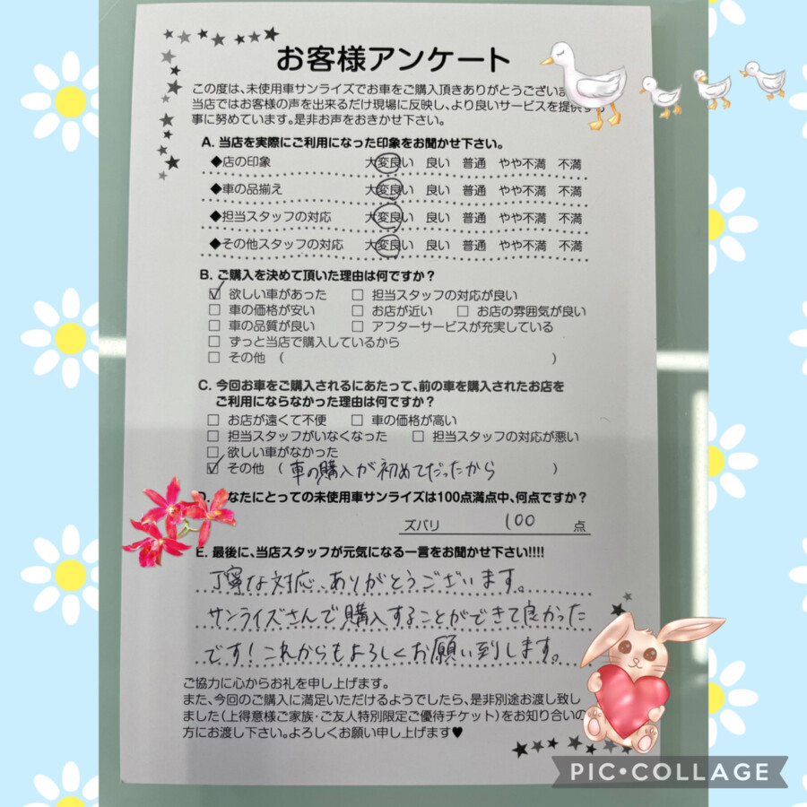 十和田店アンケート