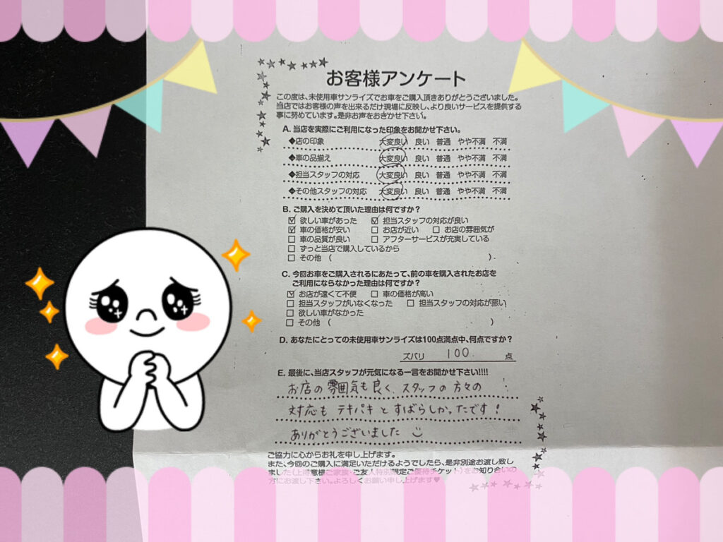 【弘前本店アンケート】
