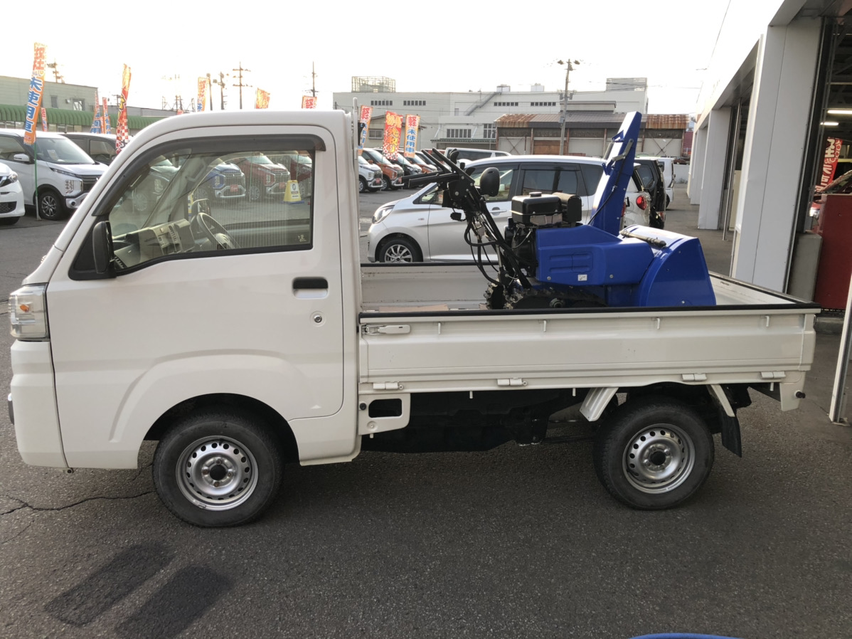 軽トラ・除雪機セットでこの冬もらくちん！｜弘前の軽自動車専門店