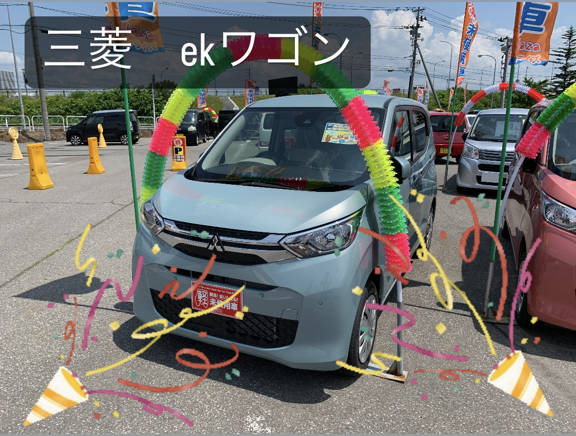 弘前本店】今週のおススメは・・・#三菱 #ekワゴン?✨【軽未使用車 