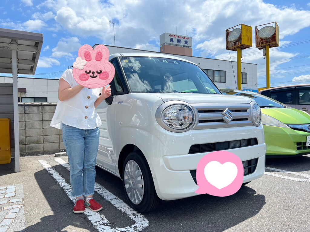 軽プラザ八戸本店　ワゴンRスマイル　納車式画像