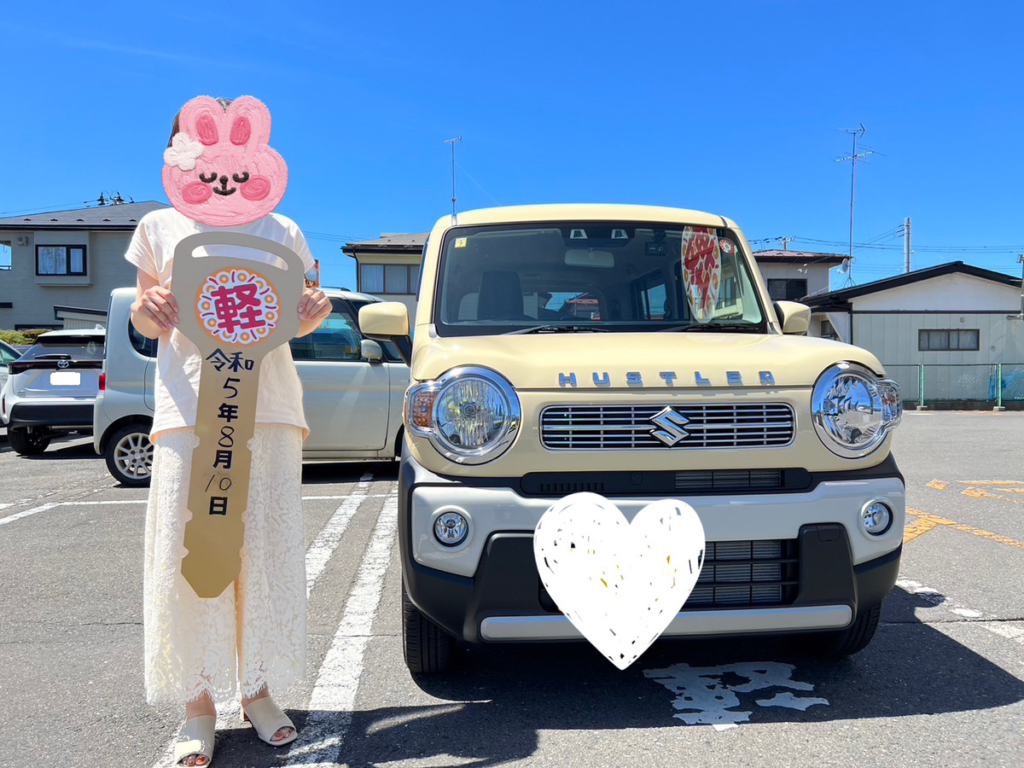 軽プラザ八戸本店　ハスラー　納車式画像