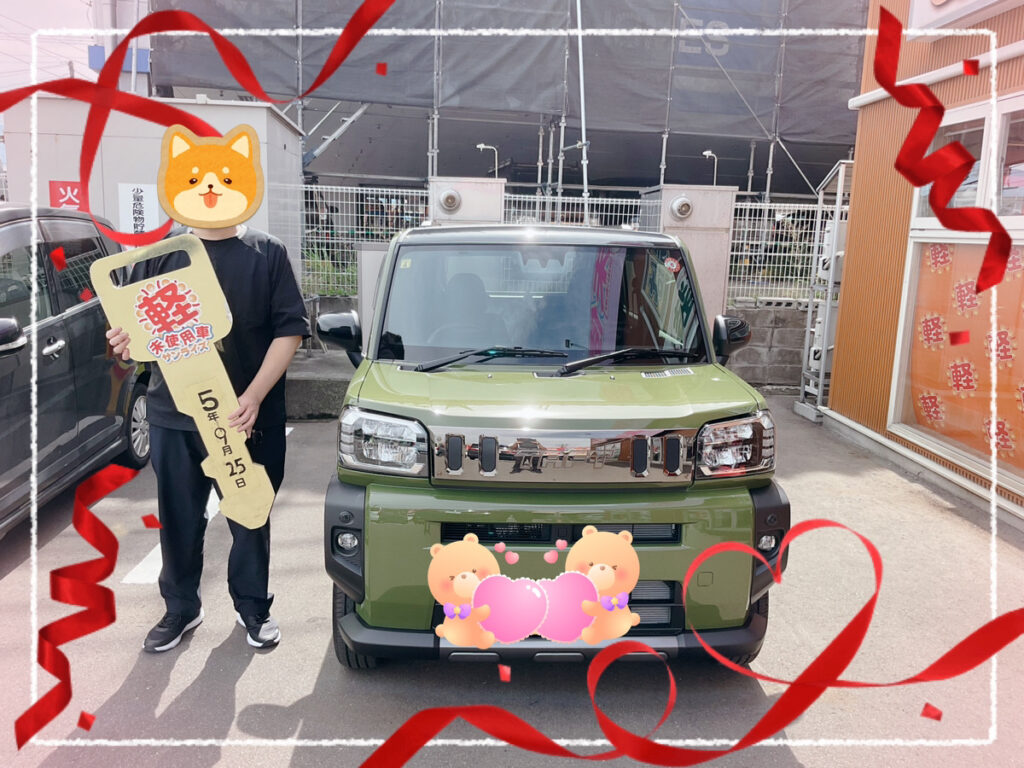 軽プラザ青森本店　タフト　納車式画像
