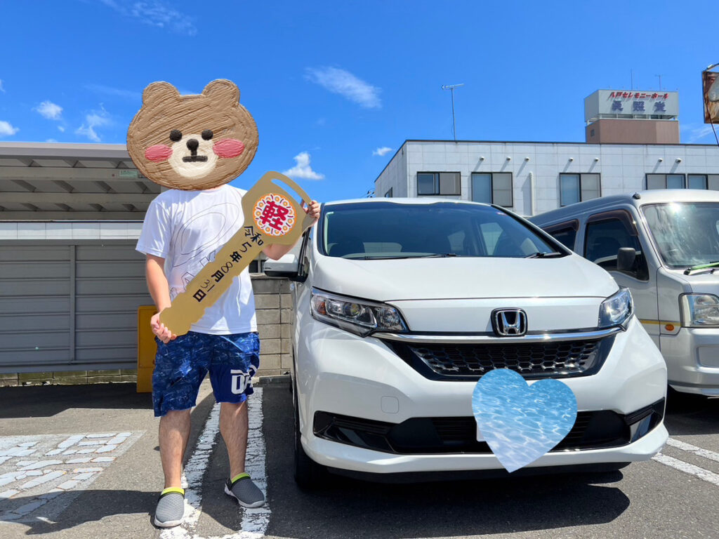 軽プラザ八戸本店　フリード　納車式画像