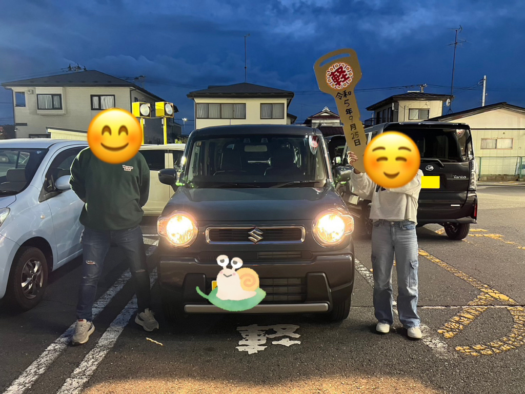 軽プラザ八戸本店　ハスラー　納車式画像