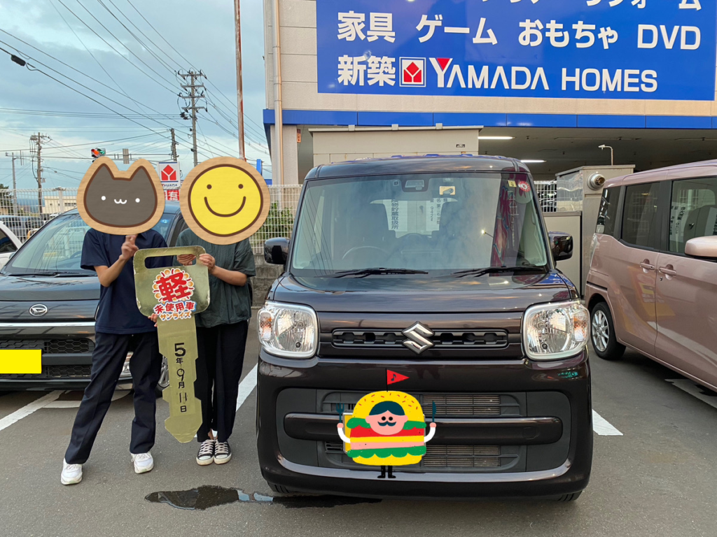 軽プラザ青森本店　スペーシア　納車式画像