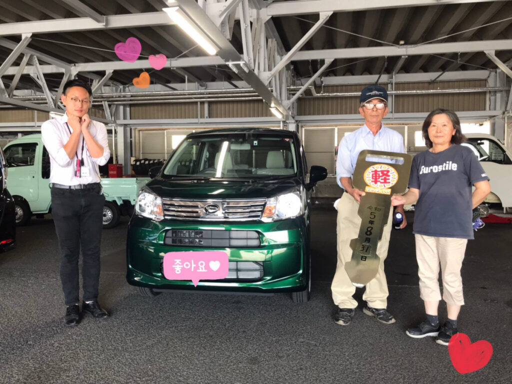 軽プラザ弘前本店　スペーシア　納車式画像