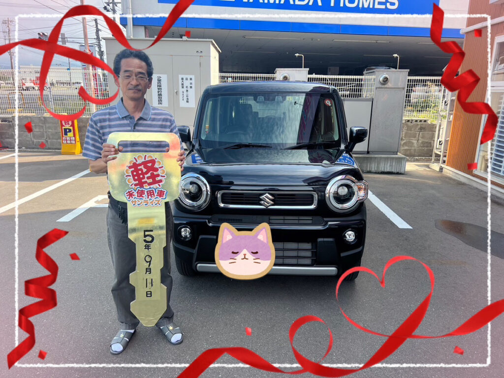軽プラザ青森本店　ハスラー　納車式画像