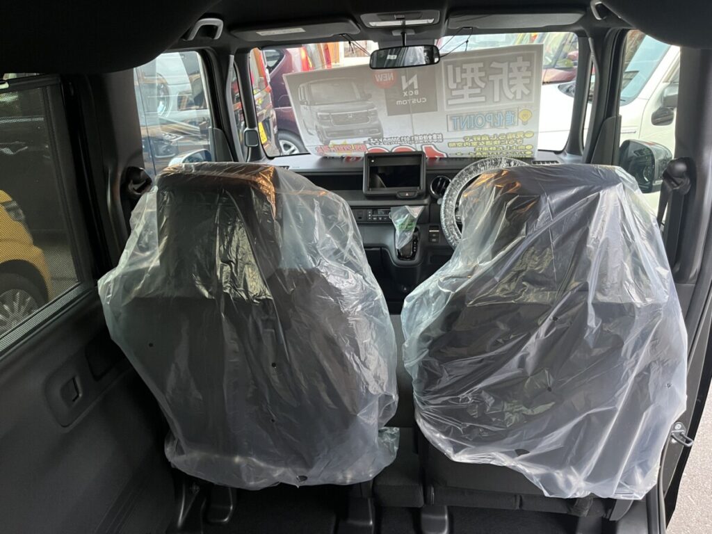 新型N-BOX 室内空間 後部座席