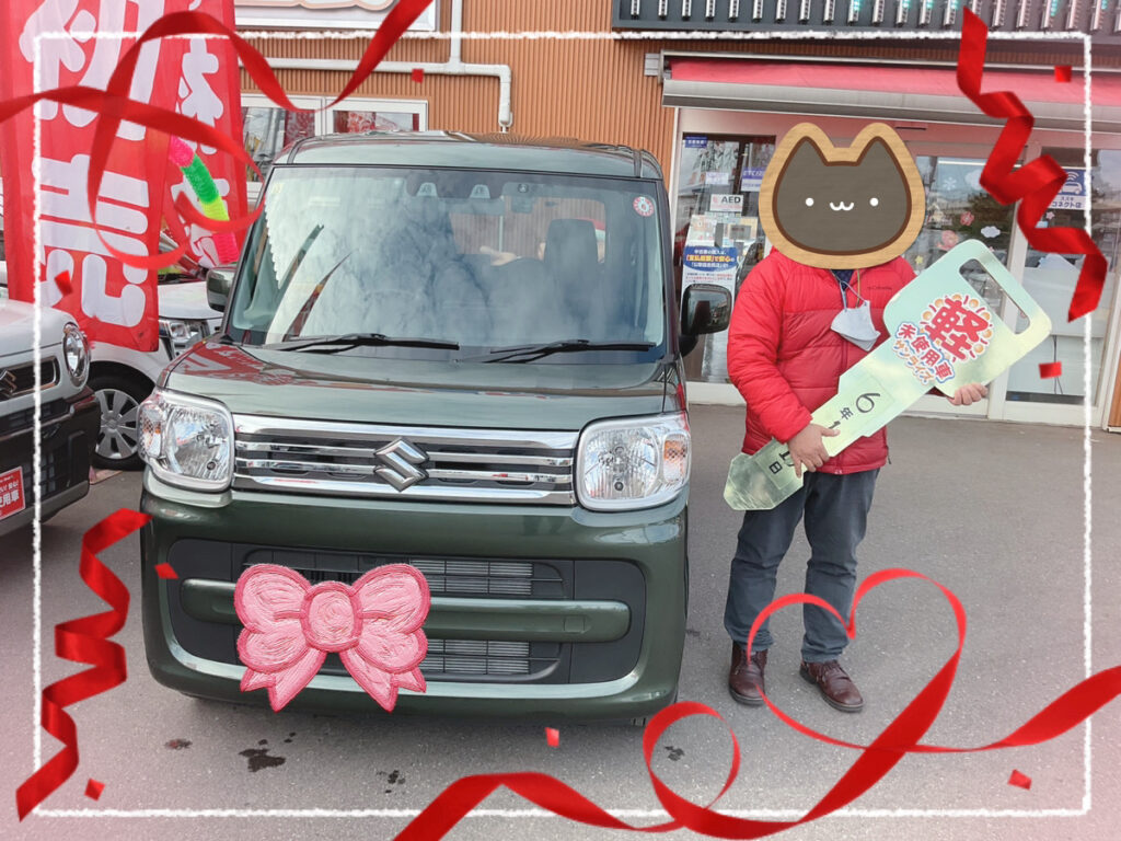 軽プラザ青森本店 スペーシア 納車式画像