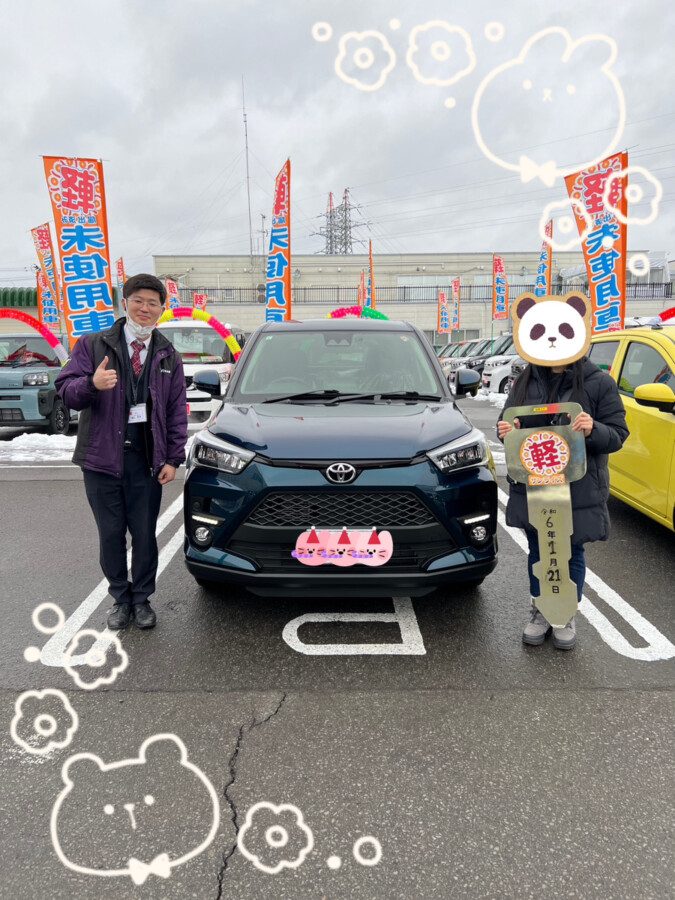 軽プラザ弘前本店　ライズ　納車式画像