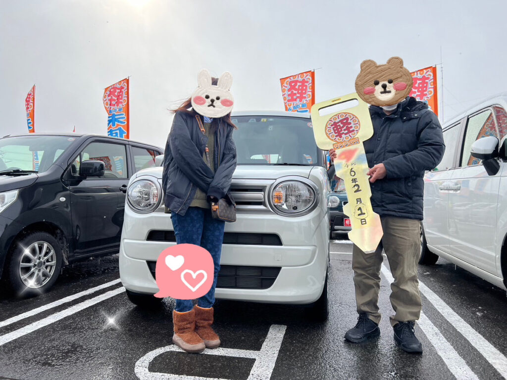 軽プラザ弘前本店　WRスマイル　納車式画像