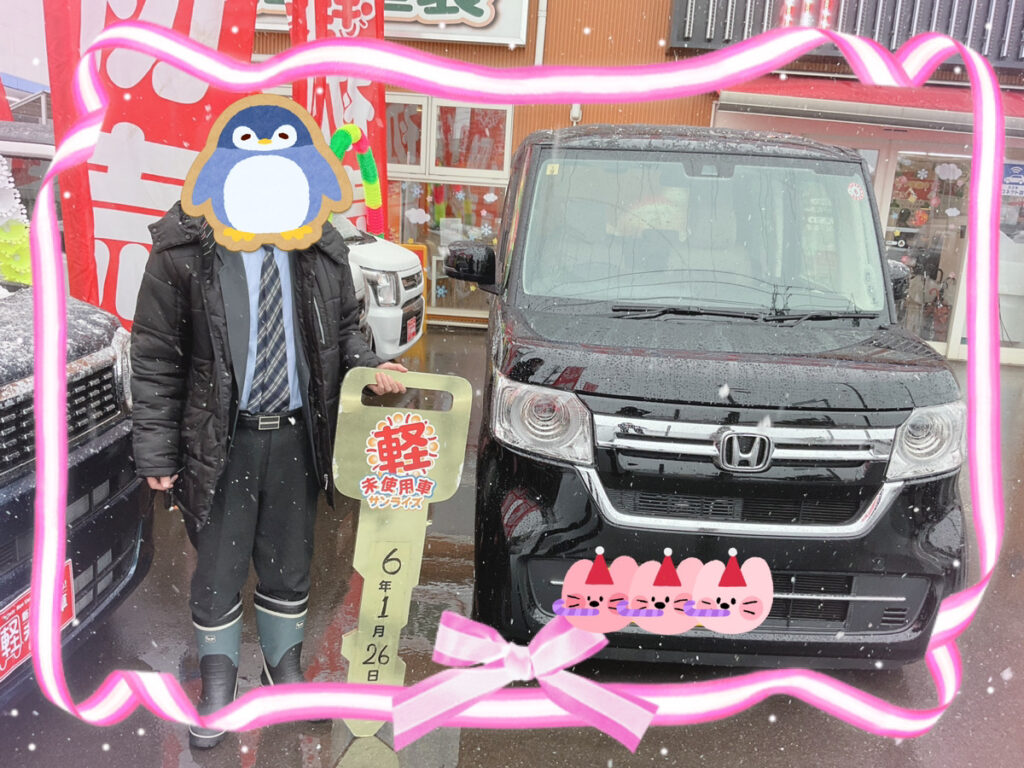 軽プラザ青森本店 N-BOX 納車式画像