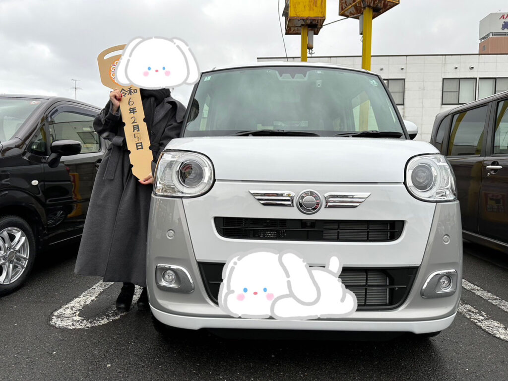 軽プラザ八戸本店　ムーヴキャンバス　納車式画像