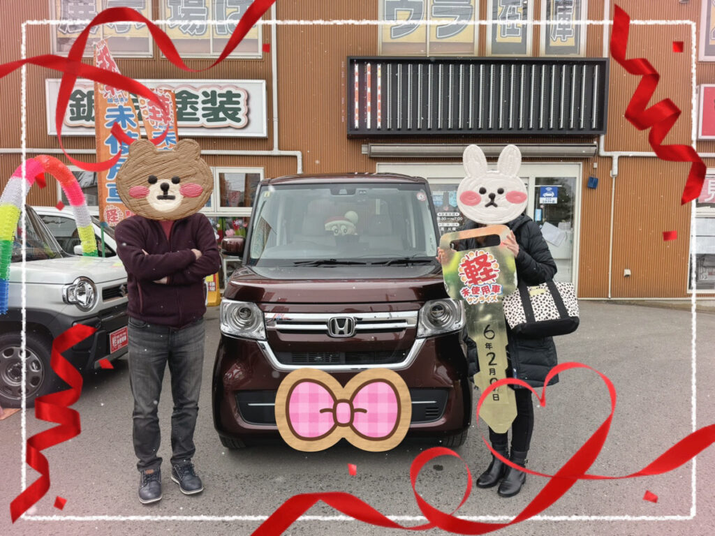 軽プラザ青森本店　N-BOX　納車式画像