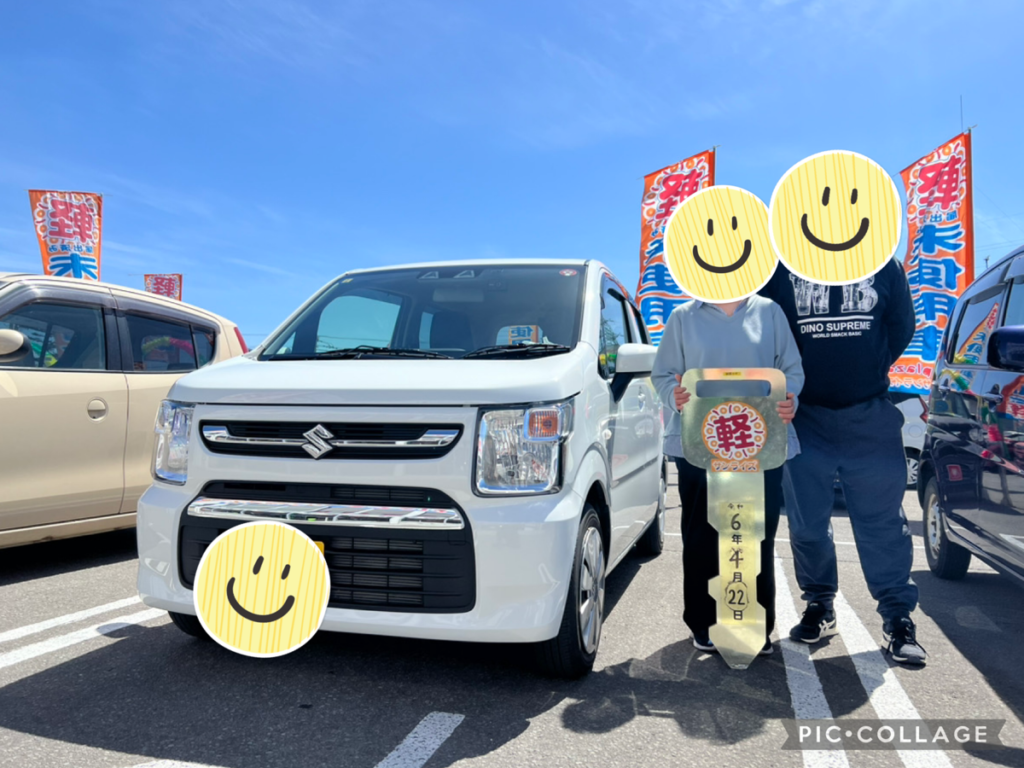 軽プラザ弘前本店　ワゴンR　納車式画像