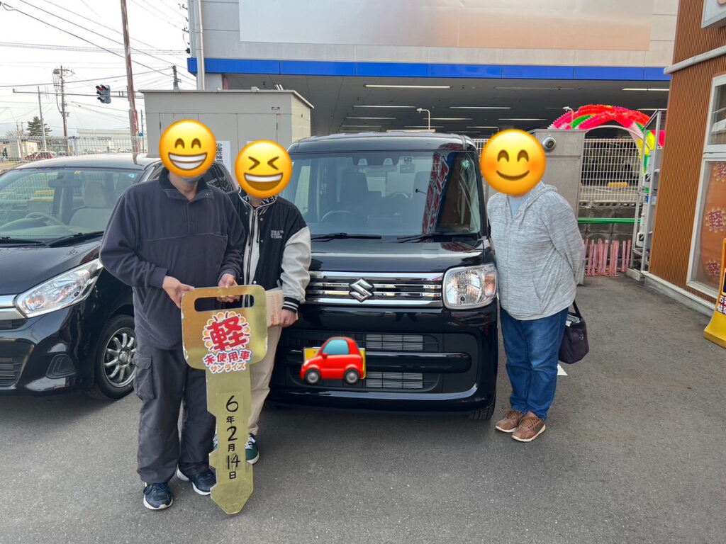 軽プラザ青森本店　スペーシア　納車式画像