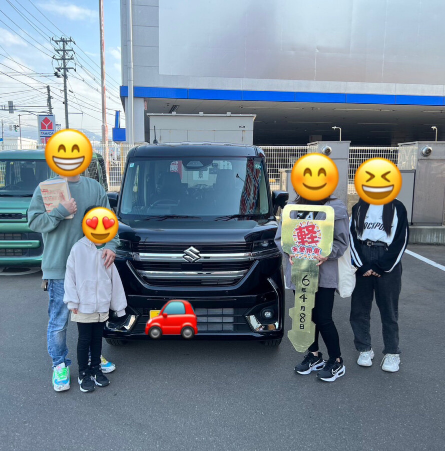 軽プラザ青森本店　スペーシア　納車式画像