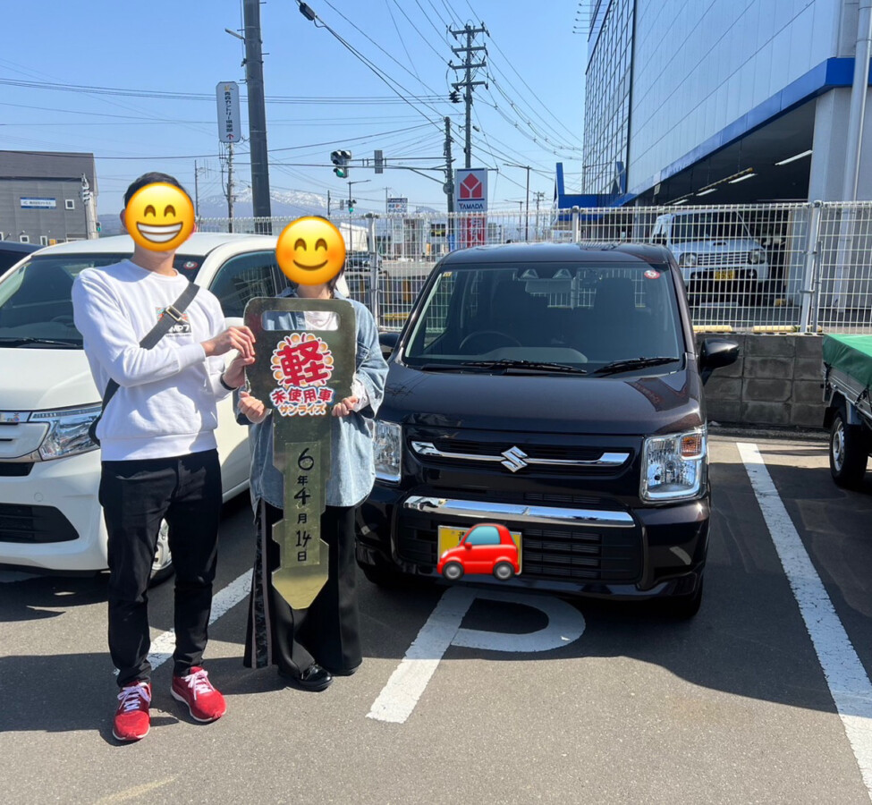 軽プラザ青森本店　ワゴンR　納車式画像