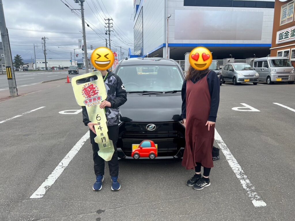 軽プラザ青森本店　ミライース　納車式画像