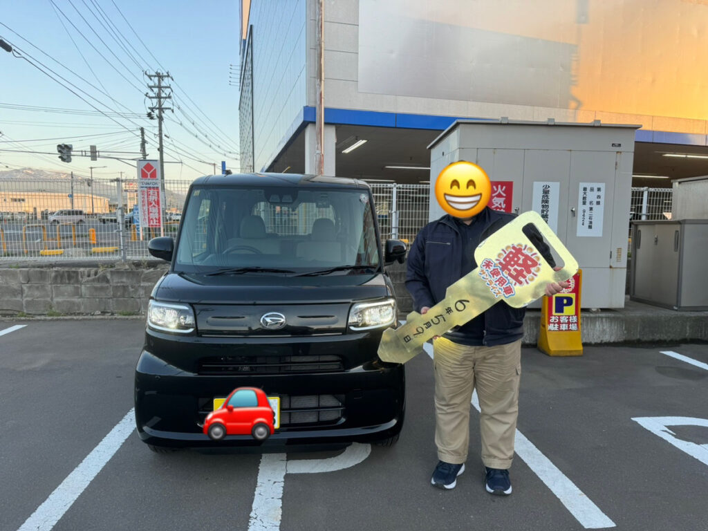 軽プラザ青森本店　タント　納車式画像