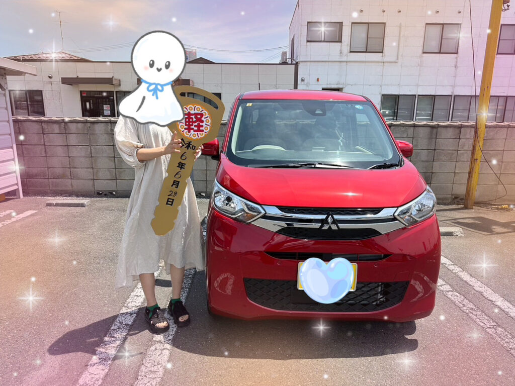 軽プラザ八戸本店　eKワゴン　納車式画像