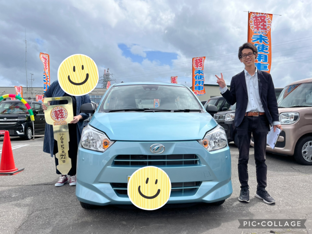 軽プラザ弘前本店　ミライース　納車式画像