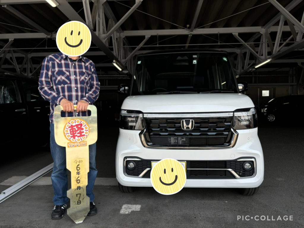 軽プラザ弘前本店　N-BOXカスタム　納車式画像