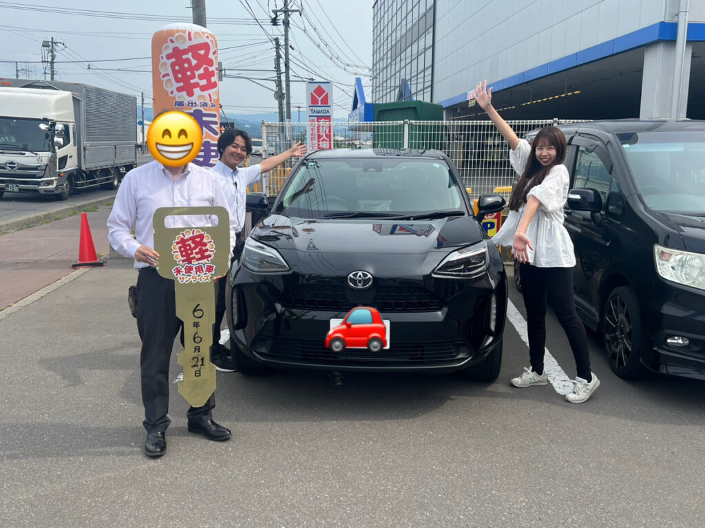 軽プラザ青森本店　ヤリスクロス　納車式画像