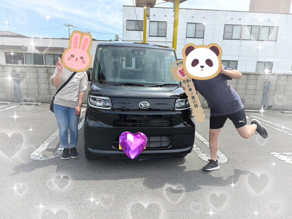 軽プラザ八戸本店　タント　納車式画像