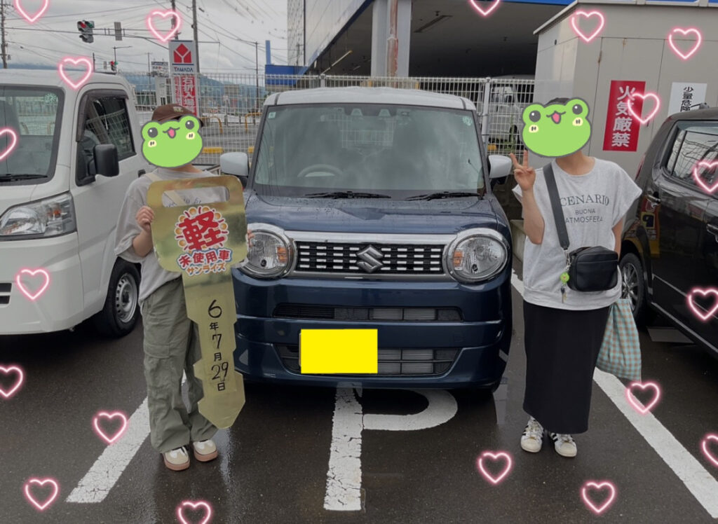 軽プラザ青森本店　ワゴンRスマイル　納車式画像