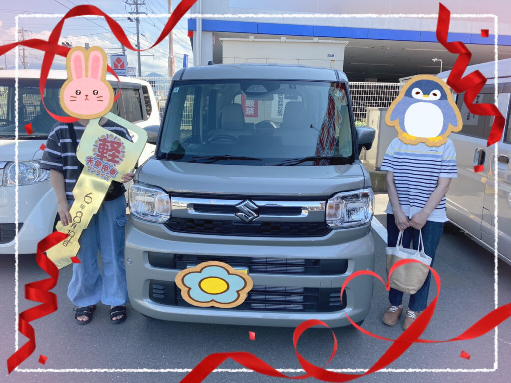 軽プラザ青森本店　スペーシア　納車式画像