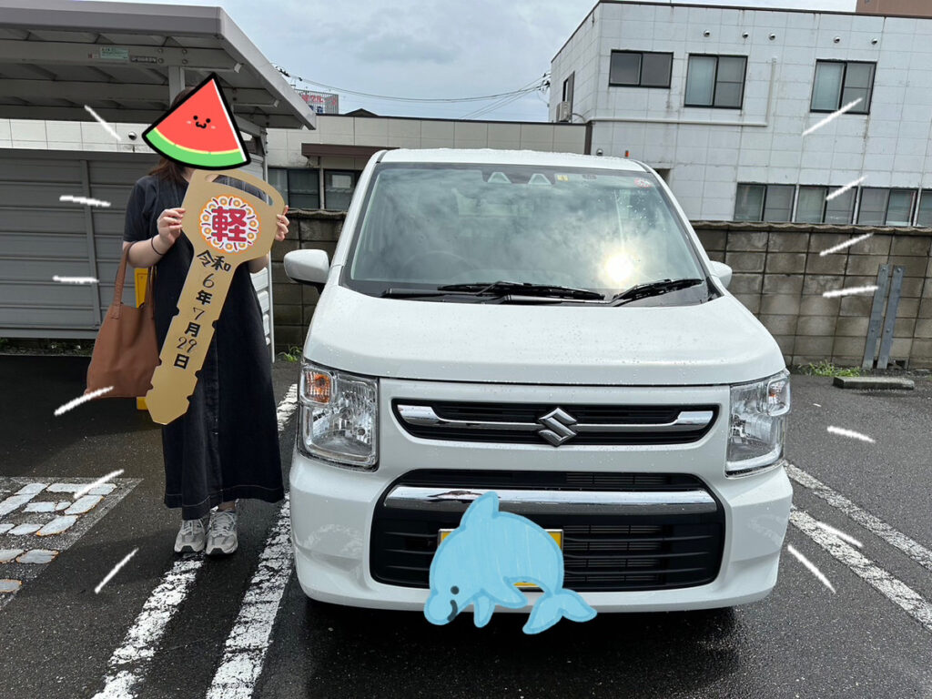 軽プラザ八戸本店　ワゴンR　納車式画像