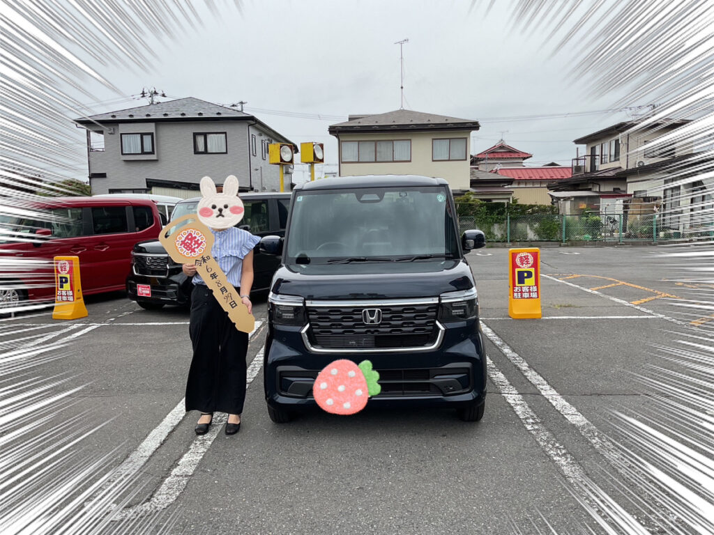 軽プラザ八戸本店　N-BOXカスタム　納車式画像