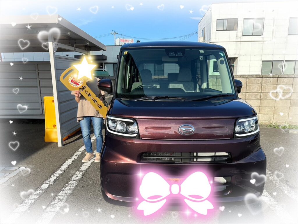 軽プラザ八戸本店　タント　納車式画像
