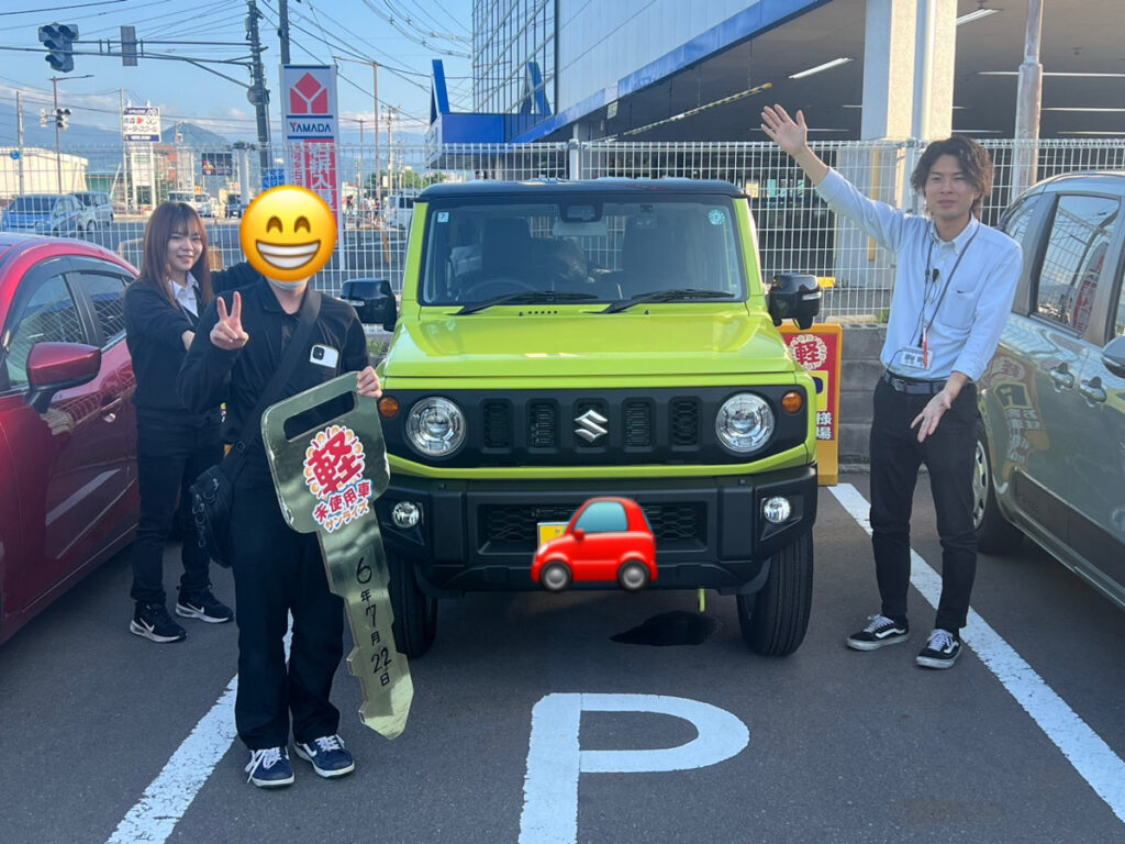 軽プラザ青森本店　ジムニー　納車式画像