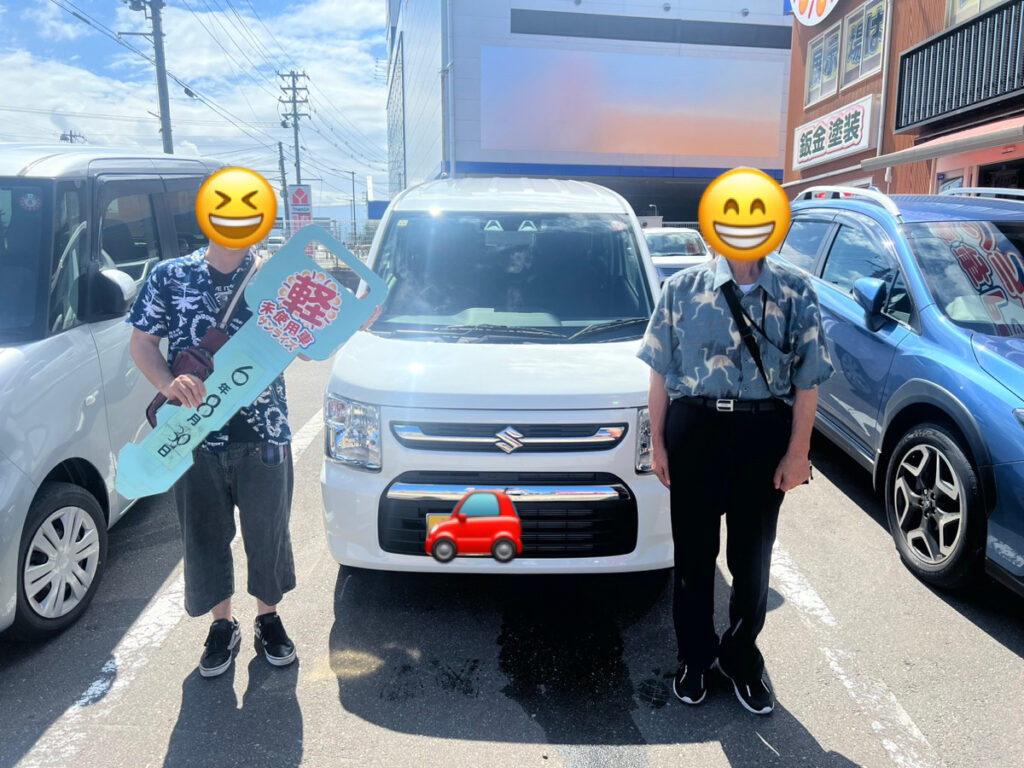 軽プラザ青森本店　ワゴンR　納車式画像