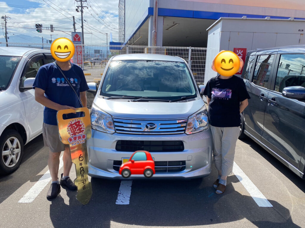 軽プラザ青森本店　ムーヴ　納車式画像