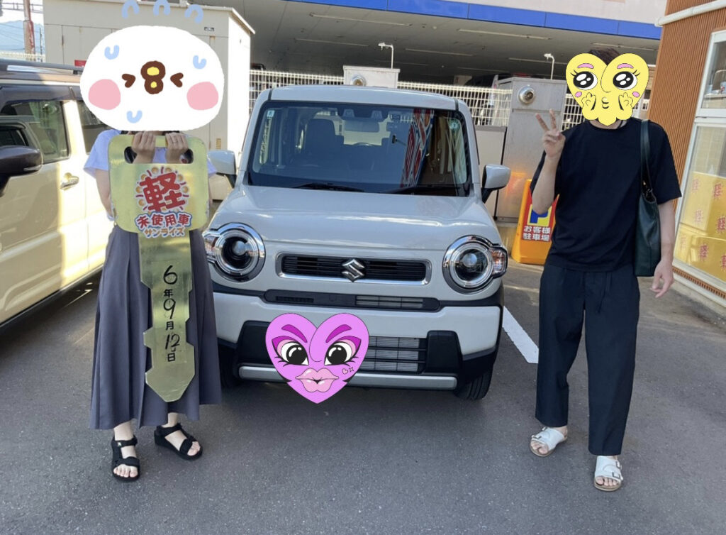 軽プラザ青森本店　ハスラー　納車式画像