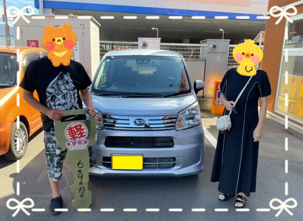 軽プラザ青森本店　ムーヴ　納車式画像