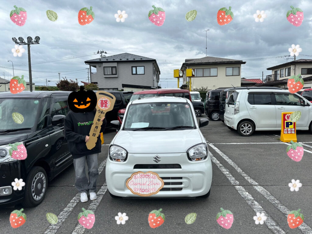 軽プラザ八戸本店　アルト　納車式画像