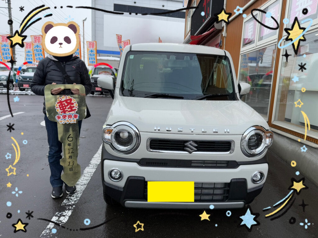 軽プラザ青森本店　スペーシア　納車式画像