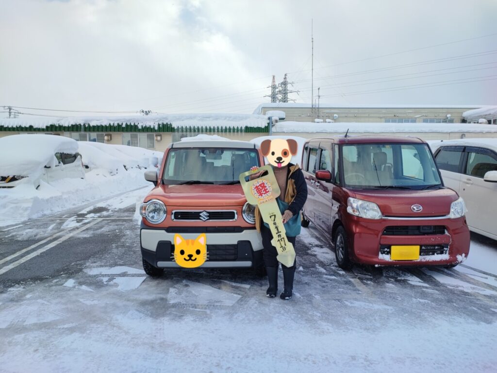 軽プラザ弘前本店　ハスラー　納車式画像