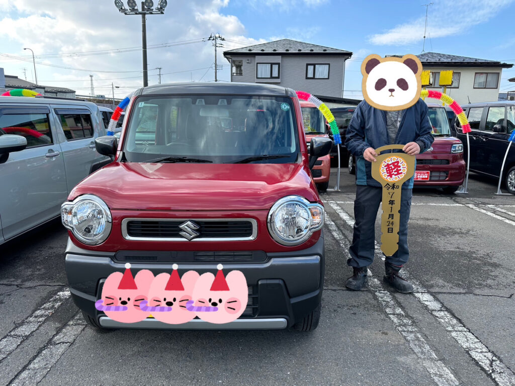 軽プラザ八戸本店　ハスラー　納車式画像