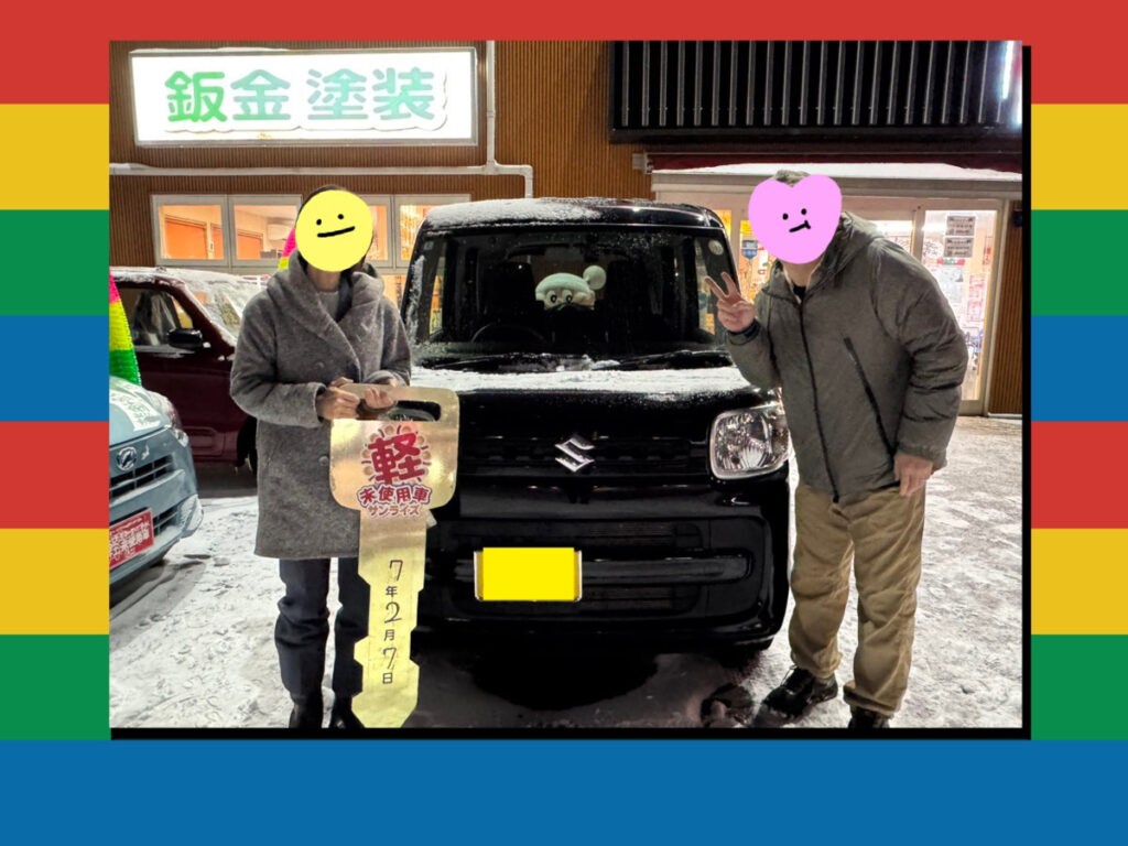 軽プラザ青森本店　スペーシア　納車式画像